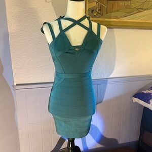 Guess sexy  Teal Bodycon Dress
